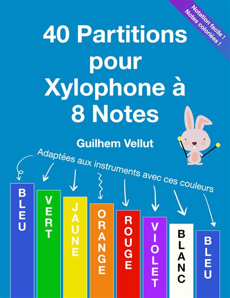 partition xylophone gratuite|Partitions coloriées pour xylophone à 8 notes